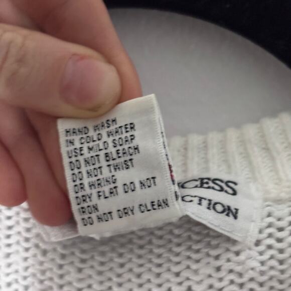 Vintage 1980s Sequins Sweater Princess Collection Rainbow Harlequin Design Sz L - Picture 11 of 16